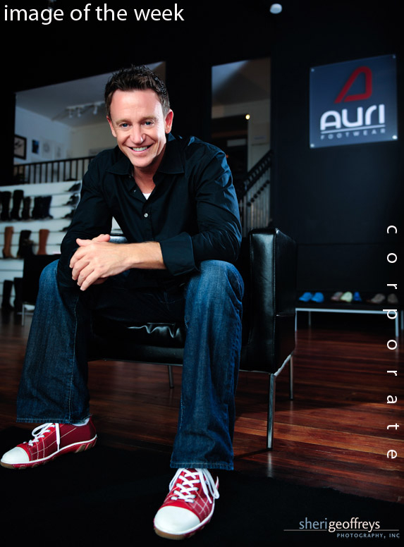 Corporate Executive Portrait - Ori Rosenbaum, President & CEO, Auri Footwear
